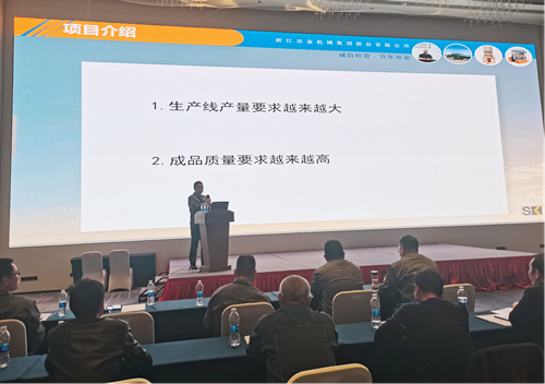 公司技術代表講解砂石生產線案例